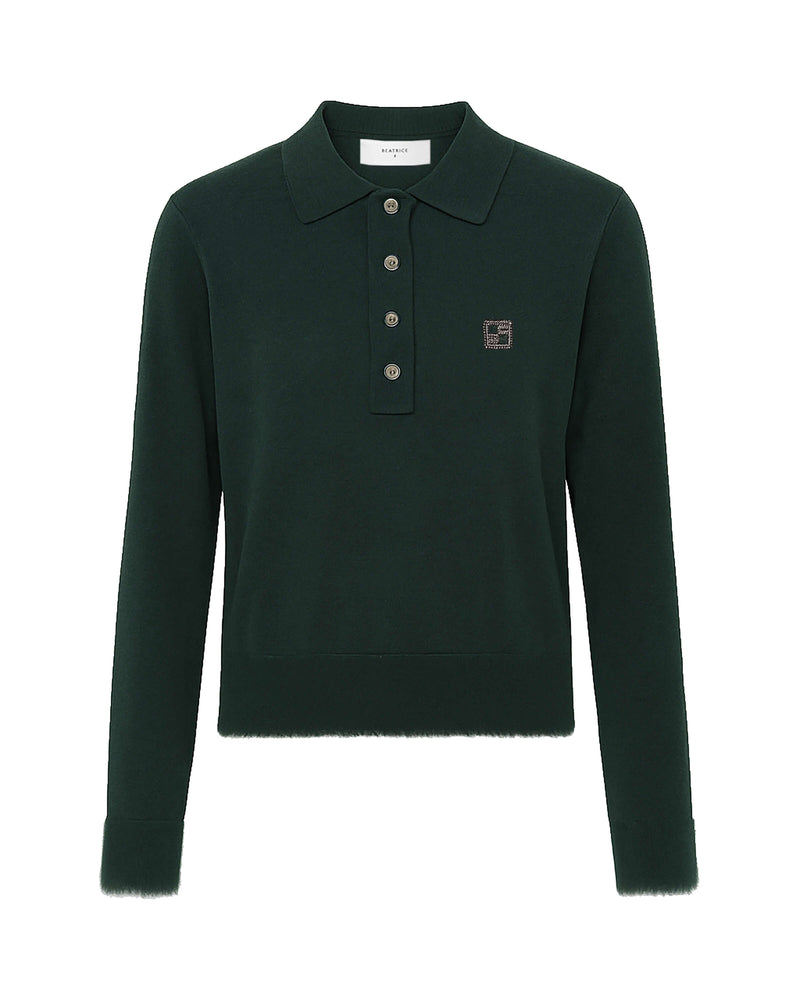 POLO IN MAGLIA CON BOTTONI