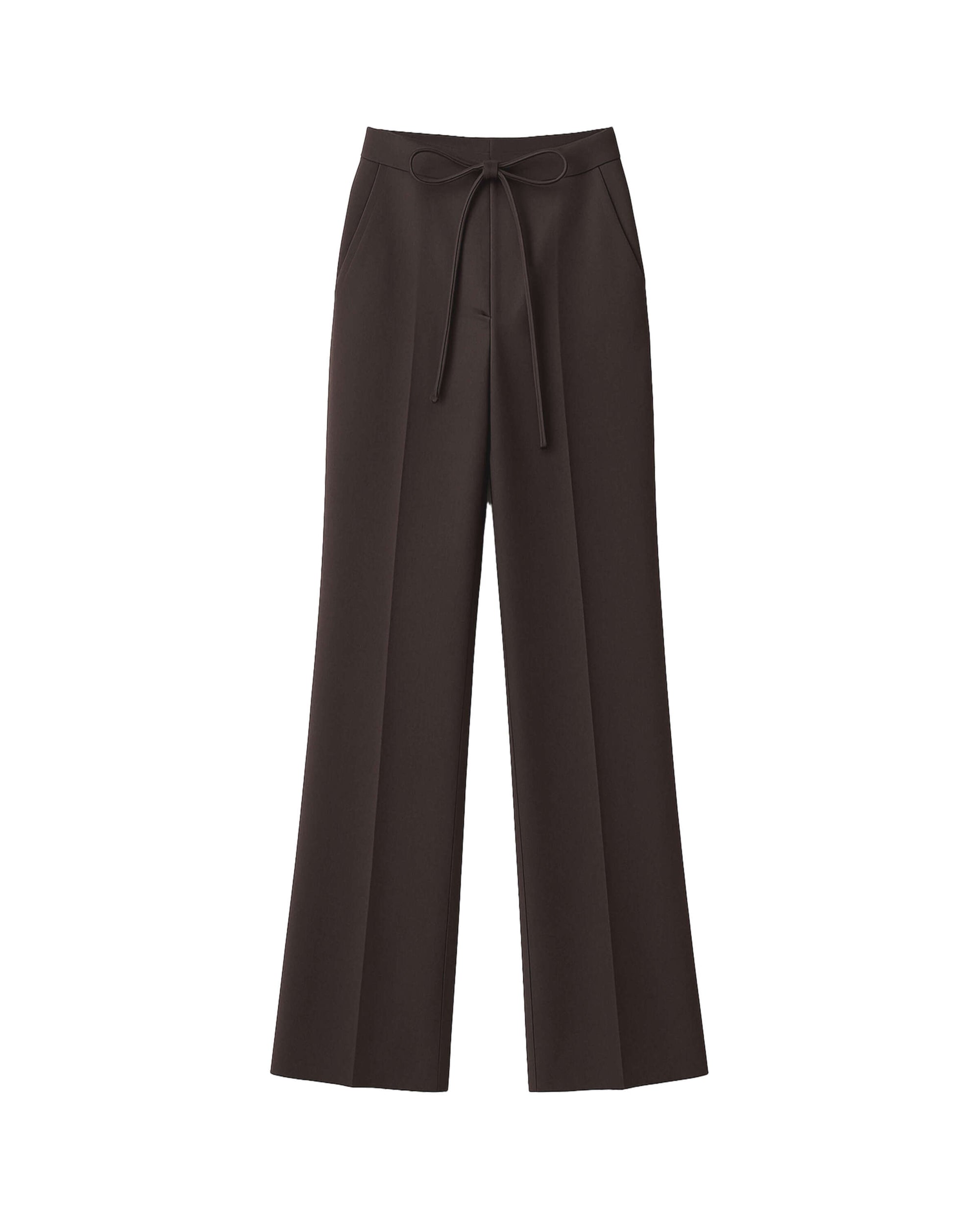 PANTALONI CON PINCES E COULISSE