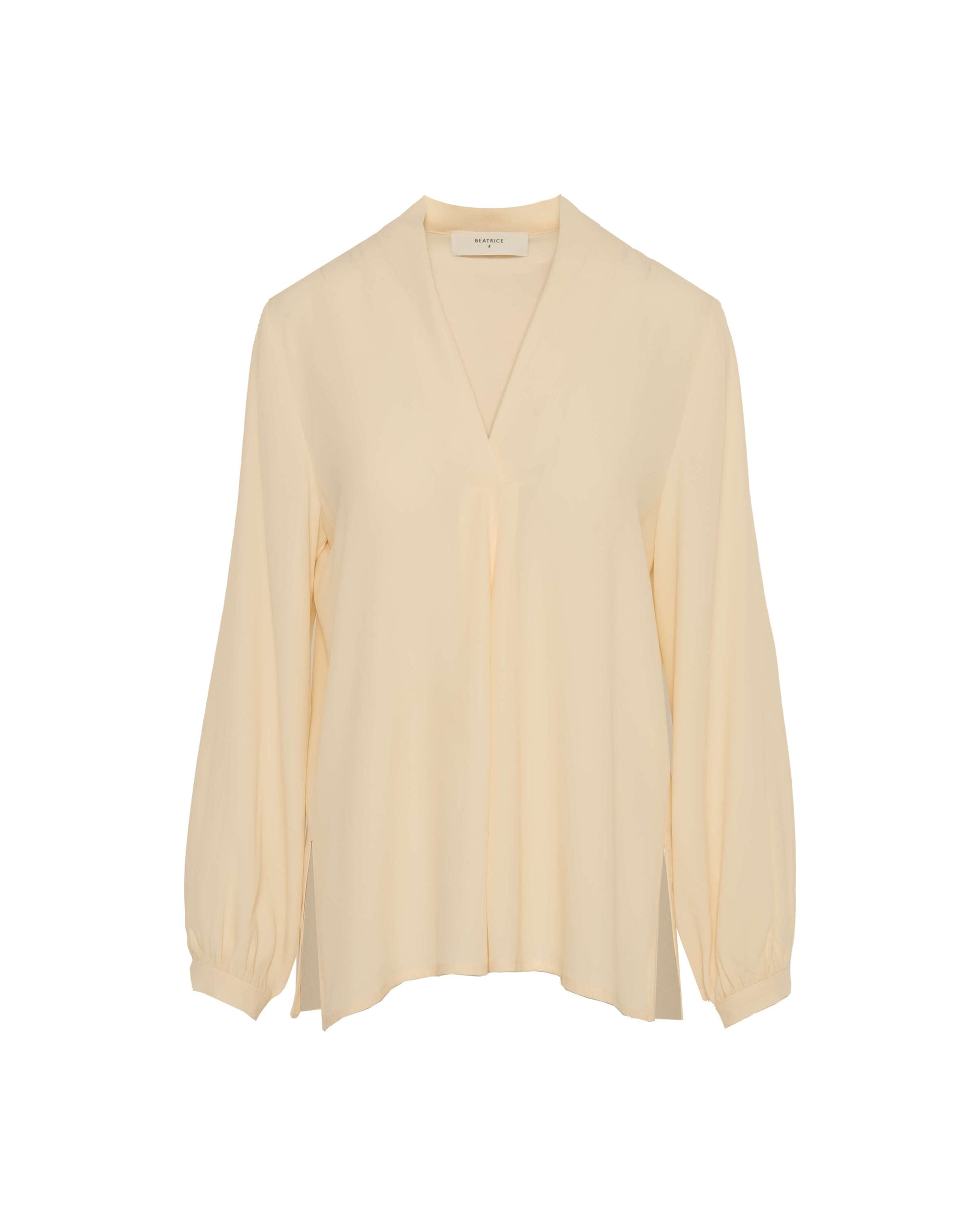 BLUSA FLUIDA CON SCOLLO A V