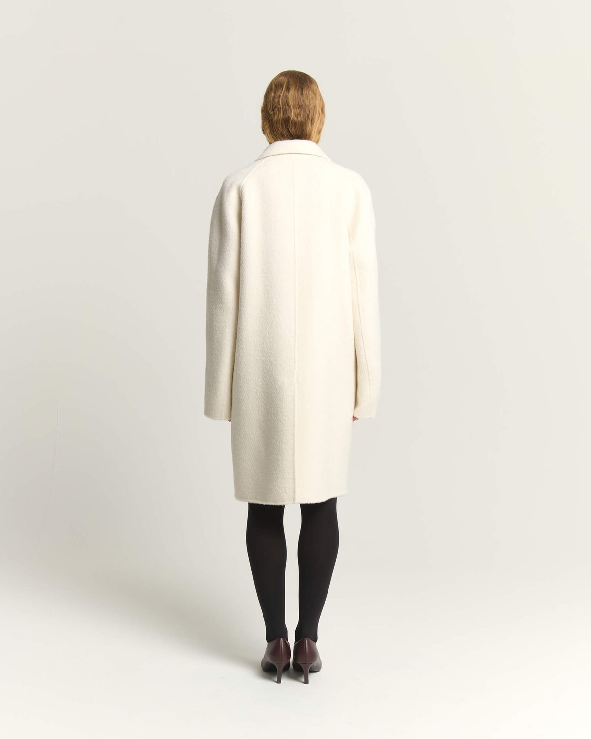 WOOL SINGLE-BREASTED COAT