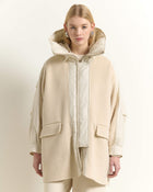 WOOL BLEND PADDED COAT