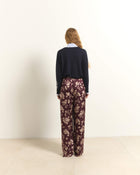 PRINTED FLUID TROUSERS