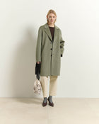 CAPPOTTO MONOPETTO IN LANA CON REVER CLASSICI