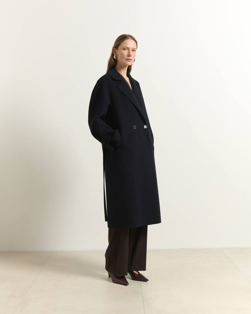 CAPPOTTO DOPPIOPETTO IN LANA E CASHMERE