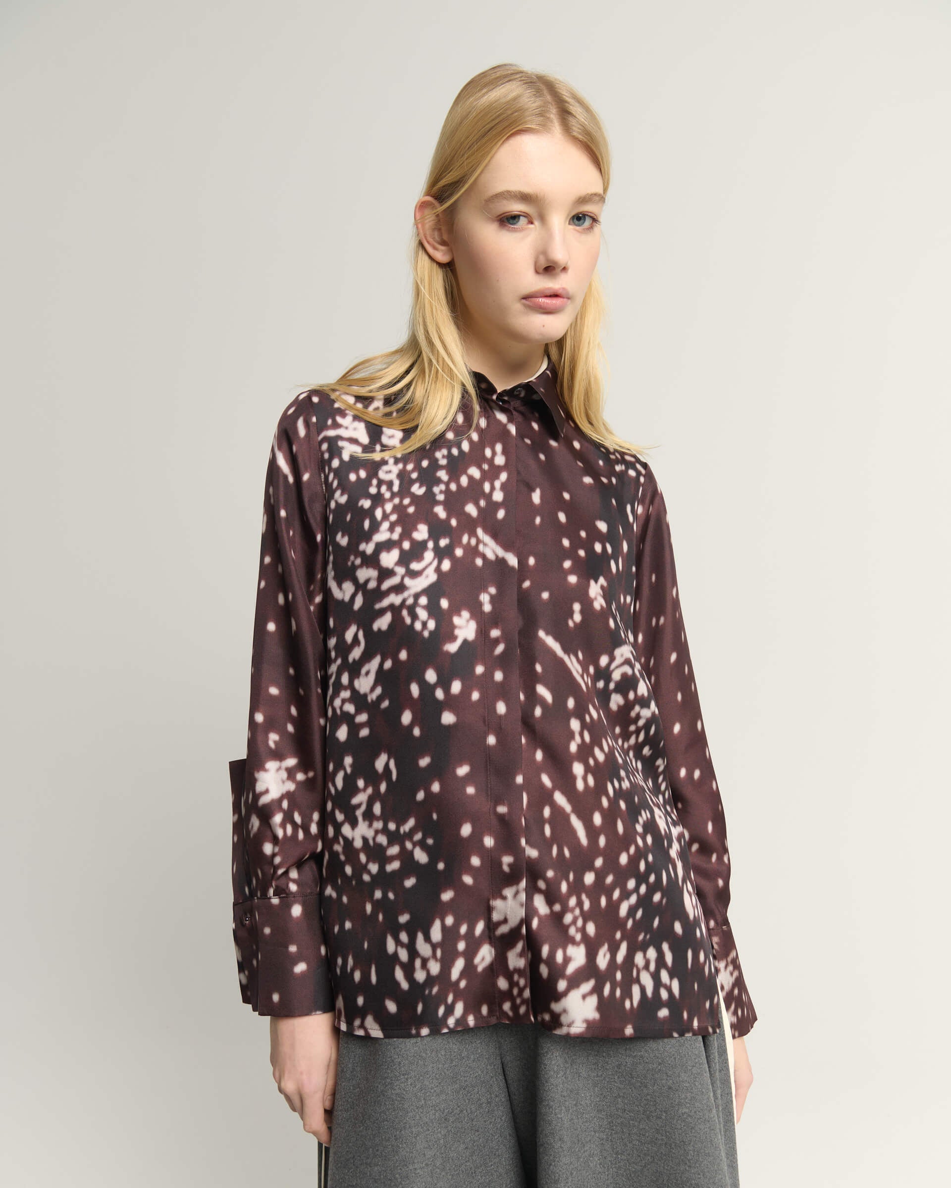 PRINTED SILK SHIRT