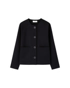 SHORT JACKET WITH PATCH POCKETS