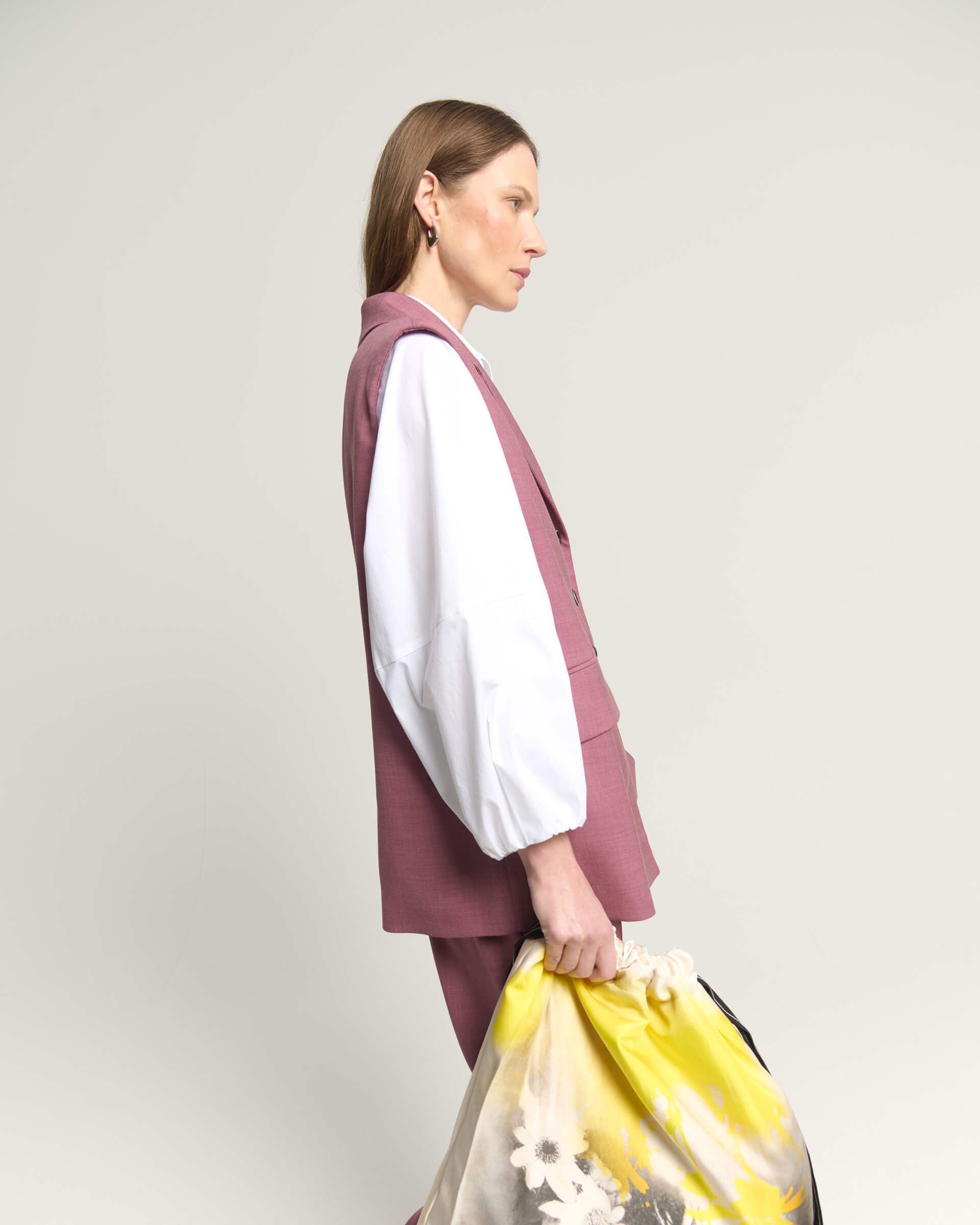 CAMICIA CON MANICHE A PALLONCINO