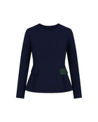 PEPLUM SHIRT WITH POCKETS