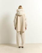 WOOL BLEND PADDED COAT