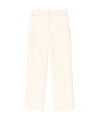 PANTALONI IN COTONE A GAMBA DRITTA