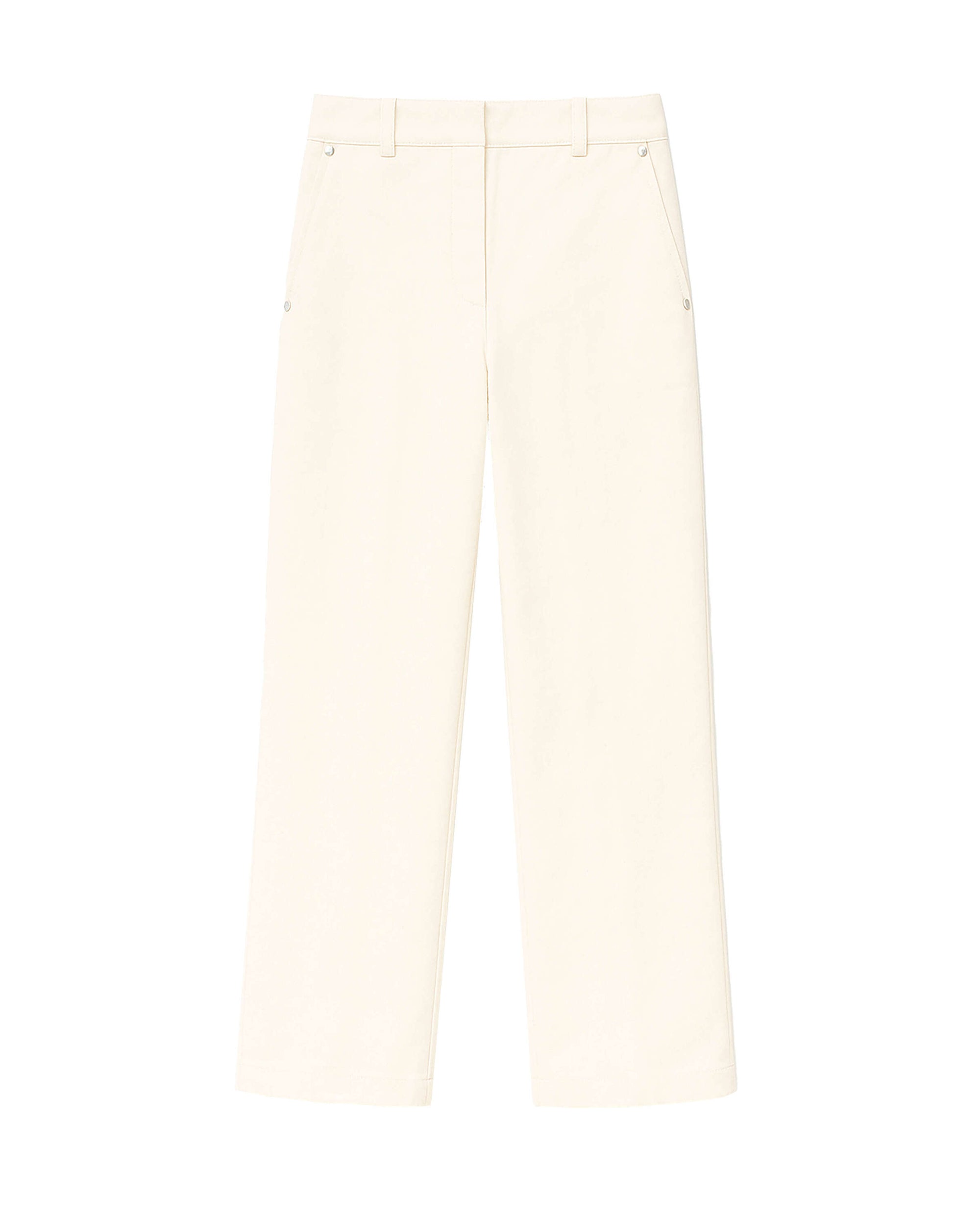 PANTALONI IN COTONE A GAMBA DRITTA