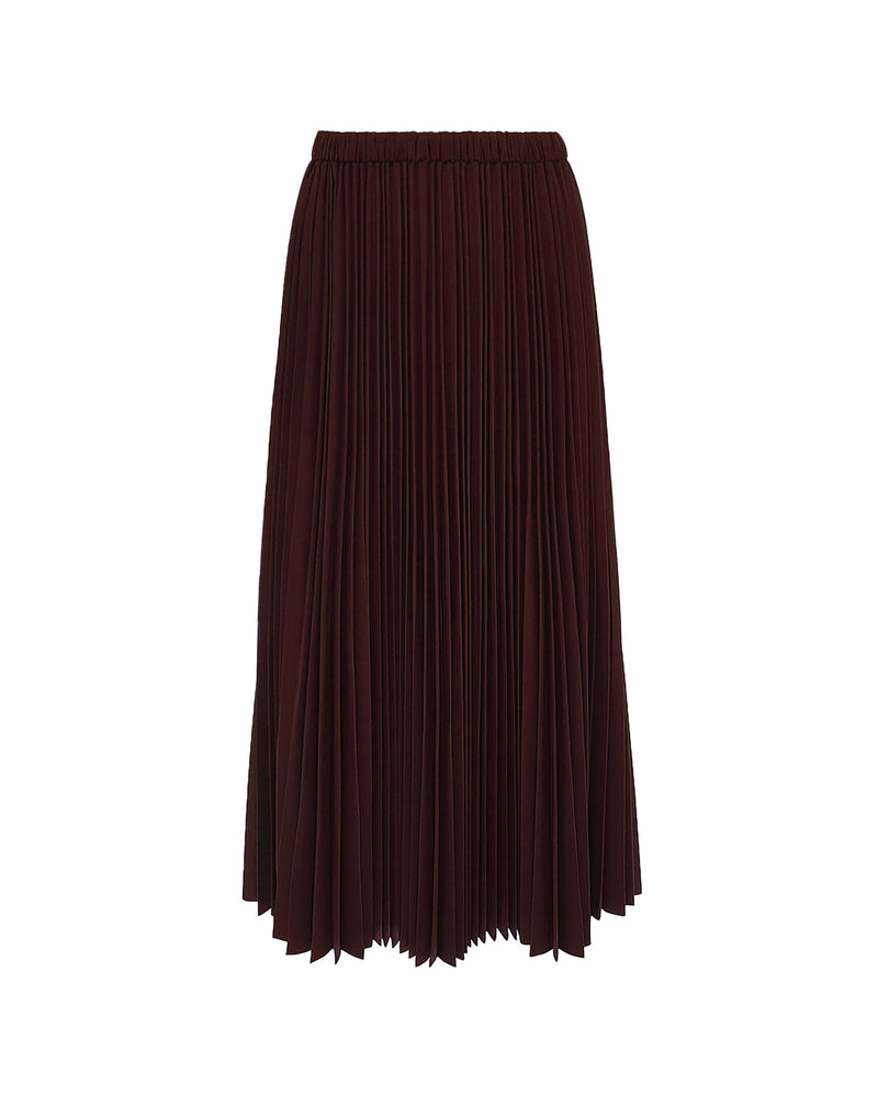PLEATED MIDI SKIRT