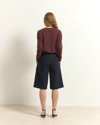 CARDIGAN IN LANA CON INSERTI IN PIZZO SAN GALLO
