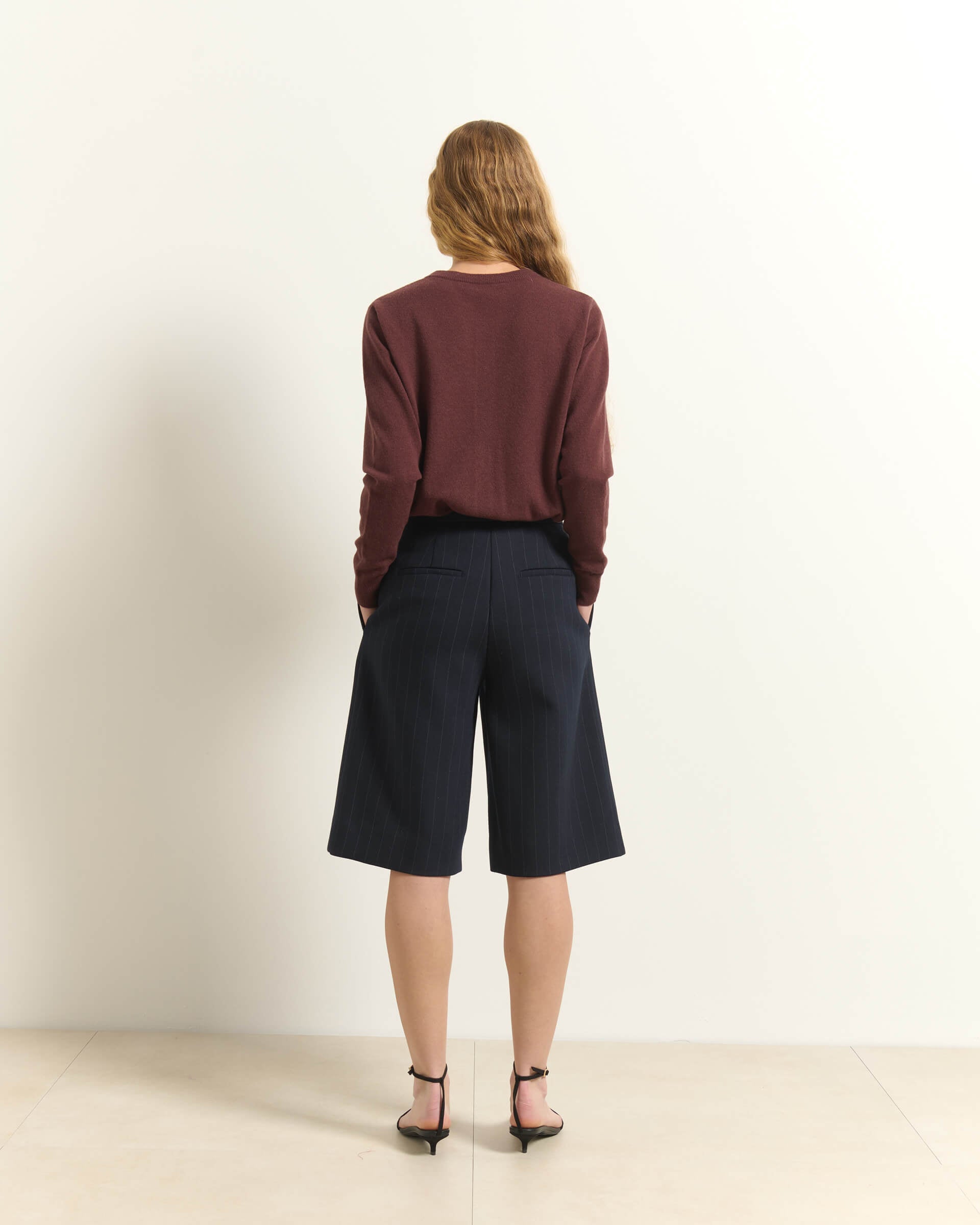 CARDIGAN IN LANA CON INSERTI IN PIZZO SAN GALLO