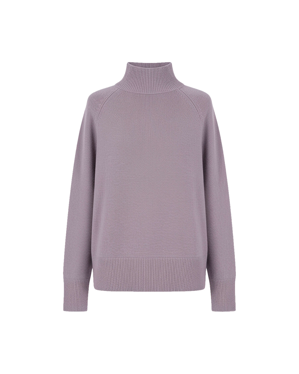 MAGLIONE DOLCEVITA IN LANA CON SPALLE RAGLAN