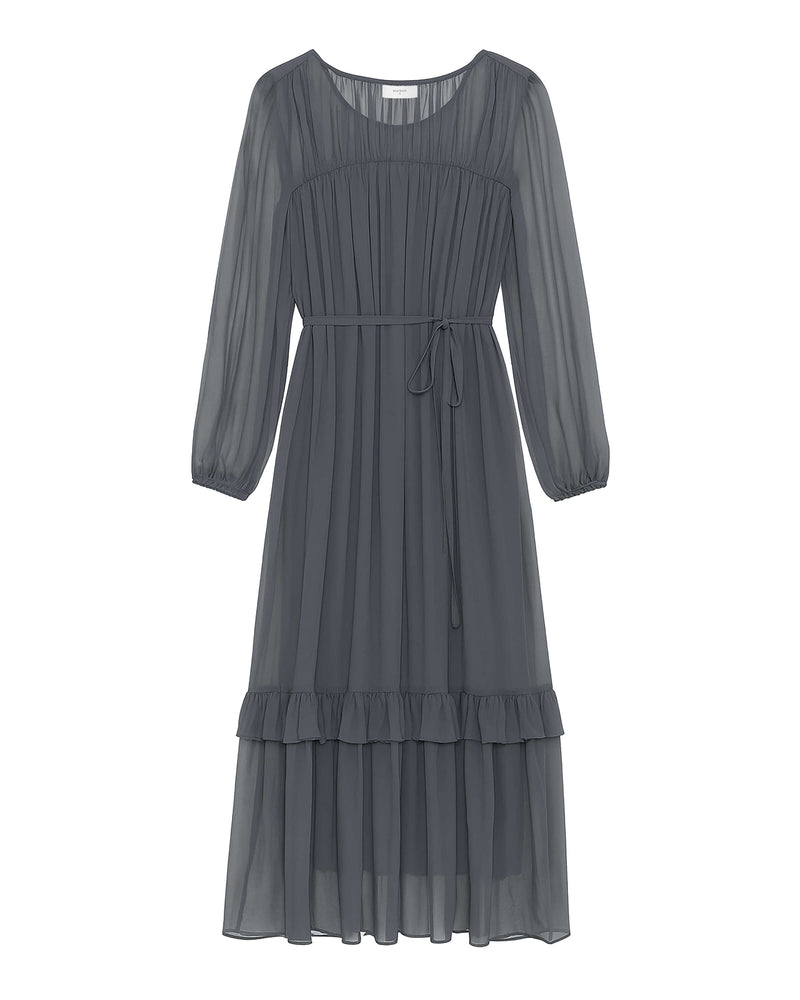 LONG CREPE DRESS