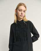 SHIRT WITH EMBROIDERED PLASTRON
