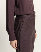 STRAIGHT TROUSERS WITH METAL DETAILS