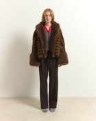 WIDE TROUSERS WITH DEEP PLEATS