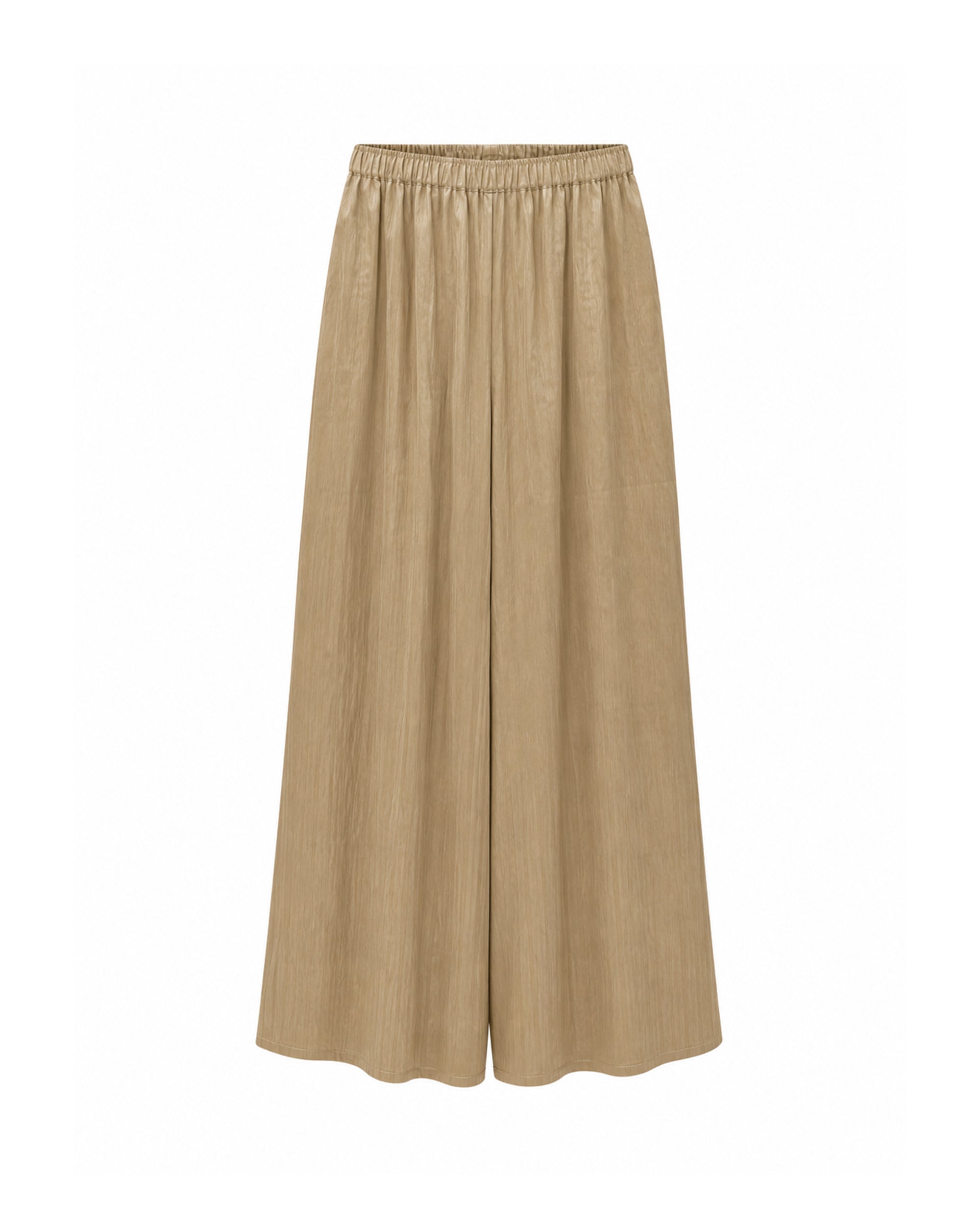 Pantaloni a gamba larga con vita elasticizzata
