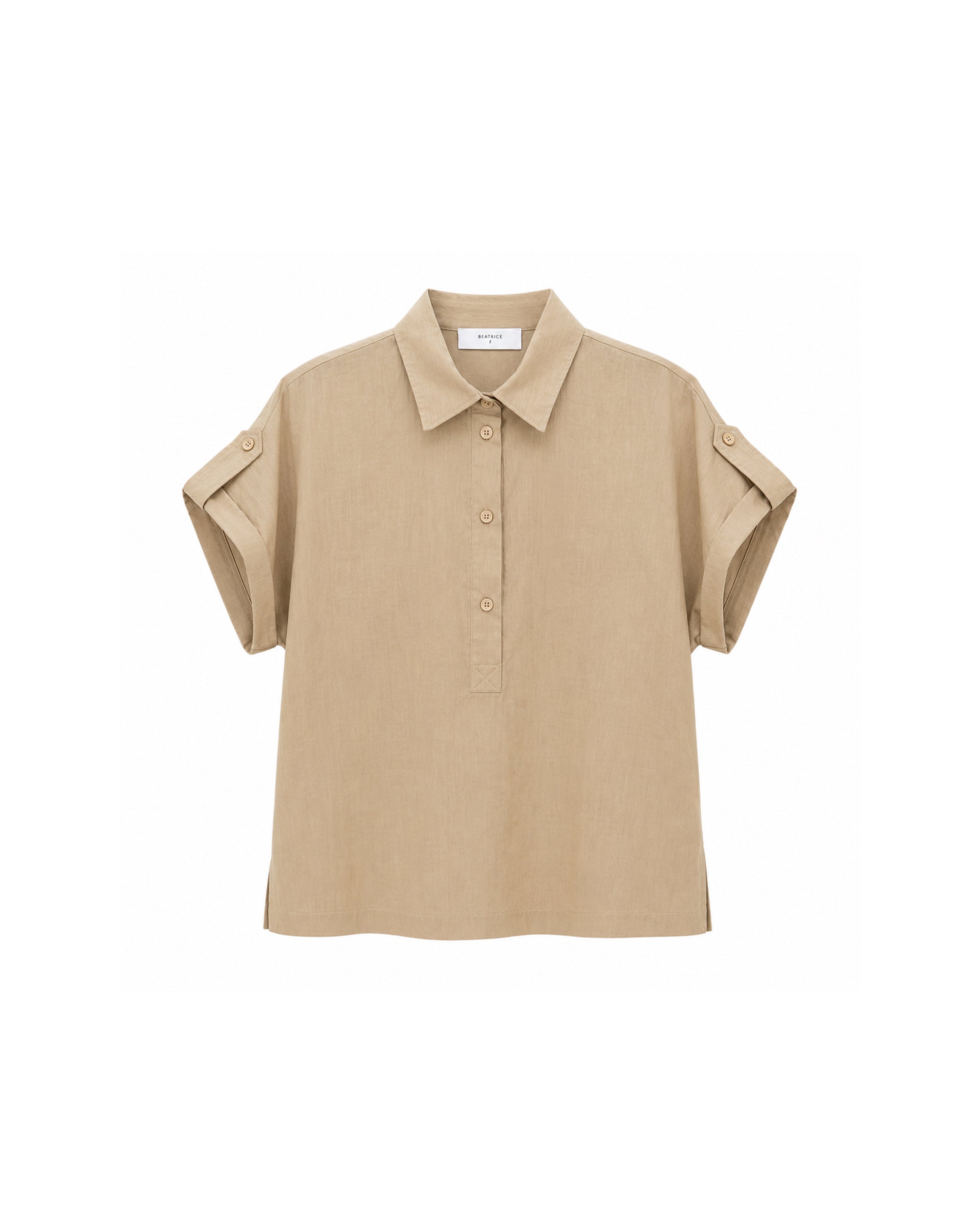 Camicia oversize con maniche arrotolate