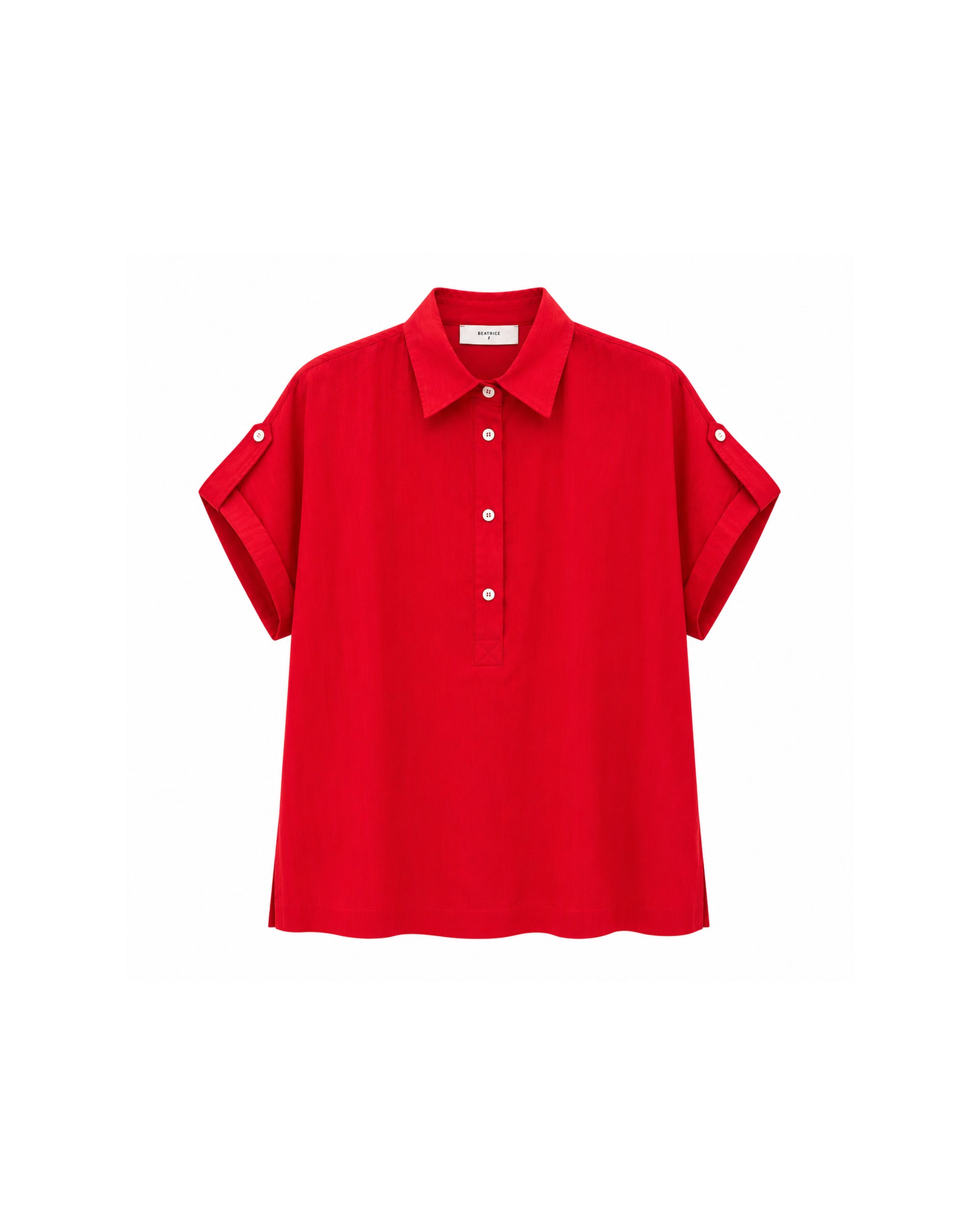 Camicia oversize con maniche arrotolate