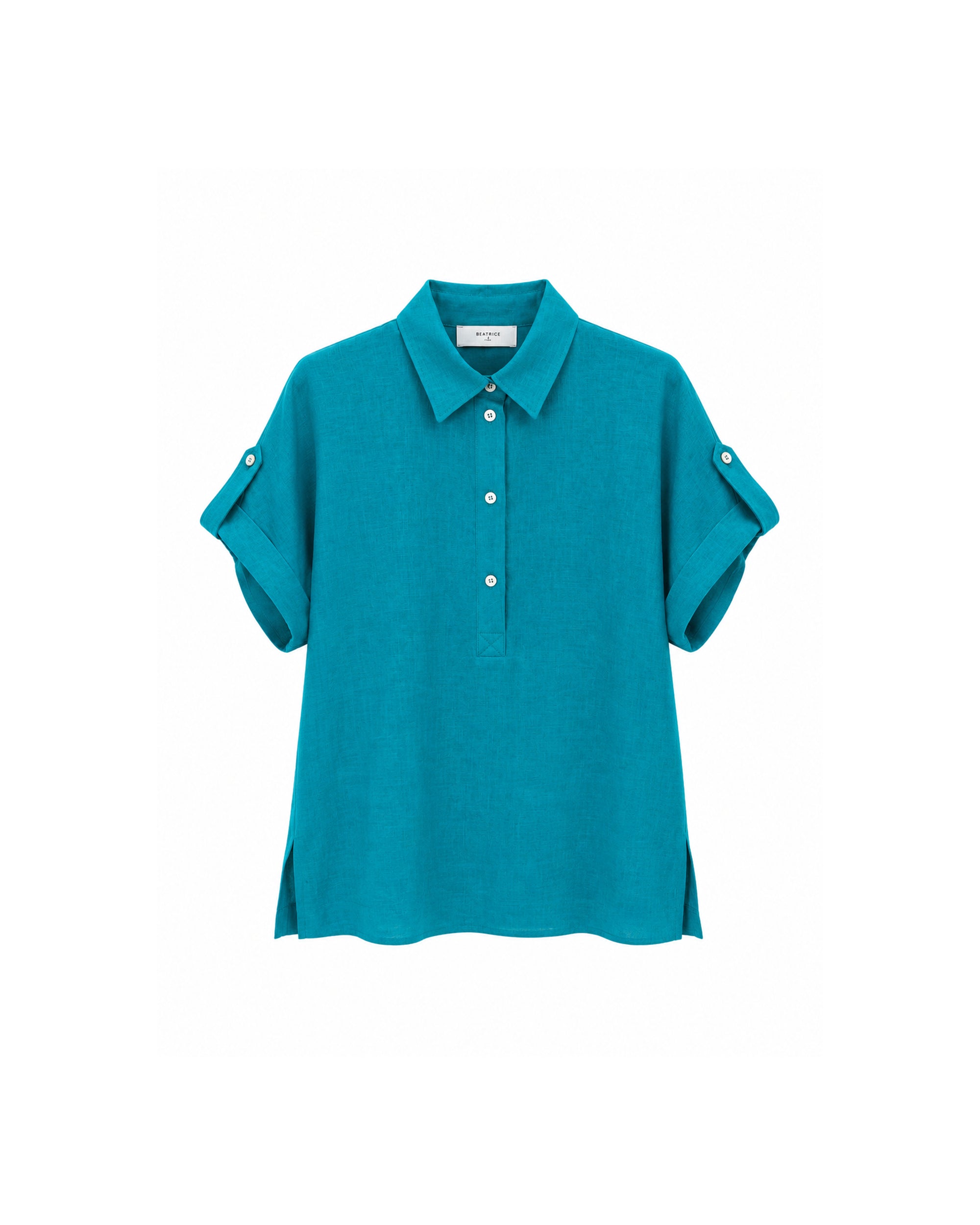 Camicia oversize con maniche arrotolate