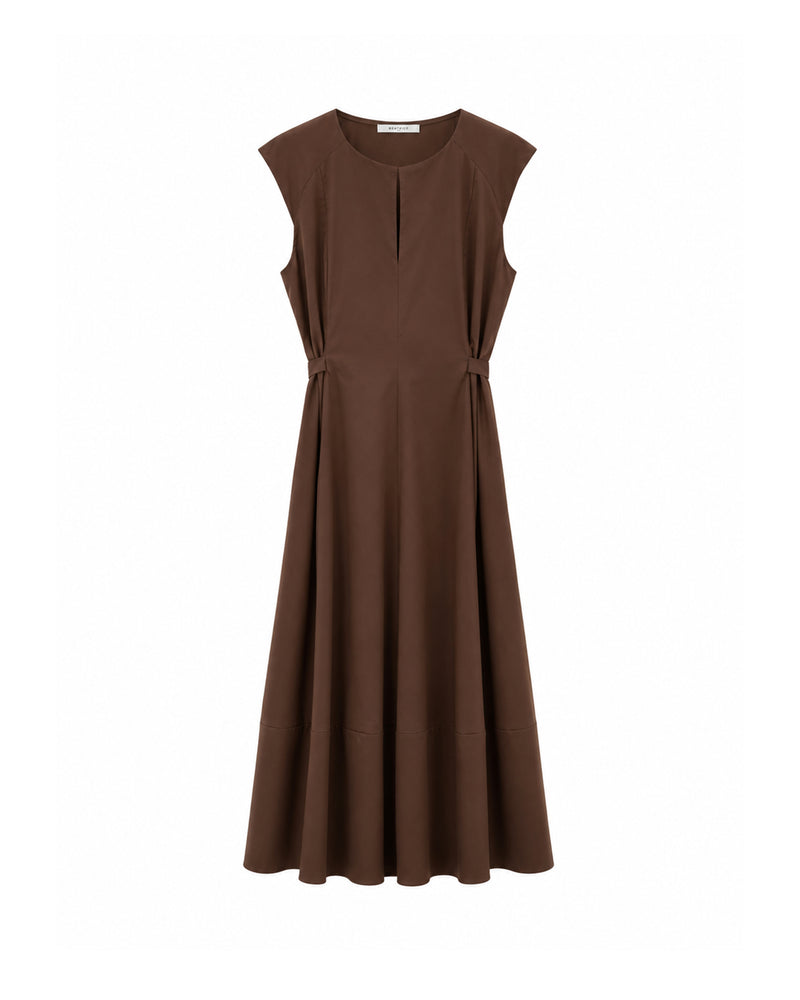 Sleeveless Fluid Maxi Dress