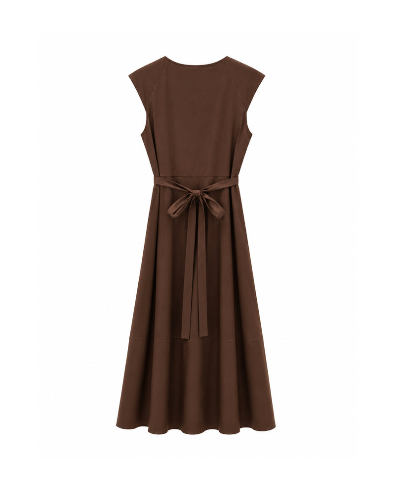 Sleeveless Fluid Maxi Dress