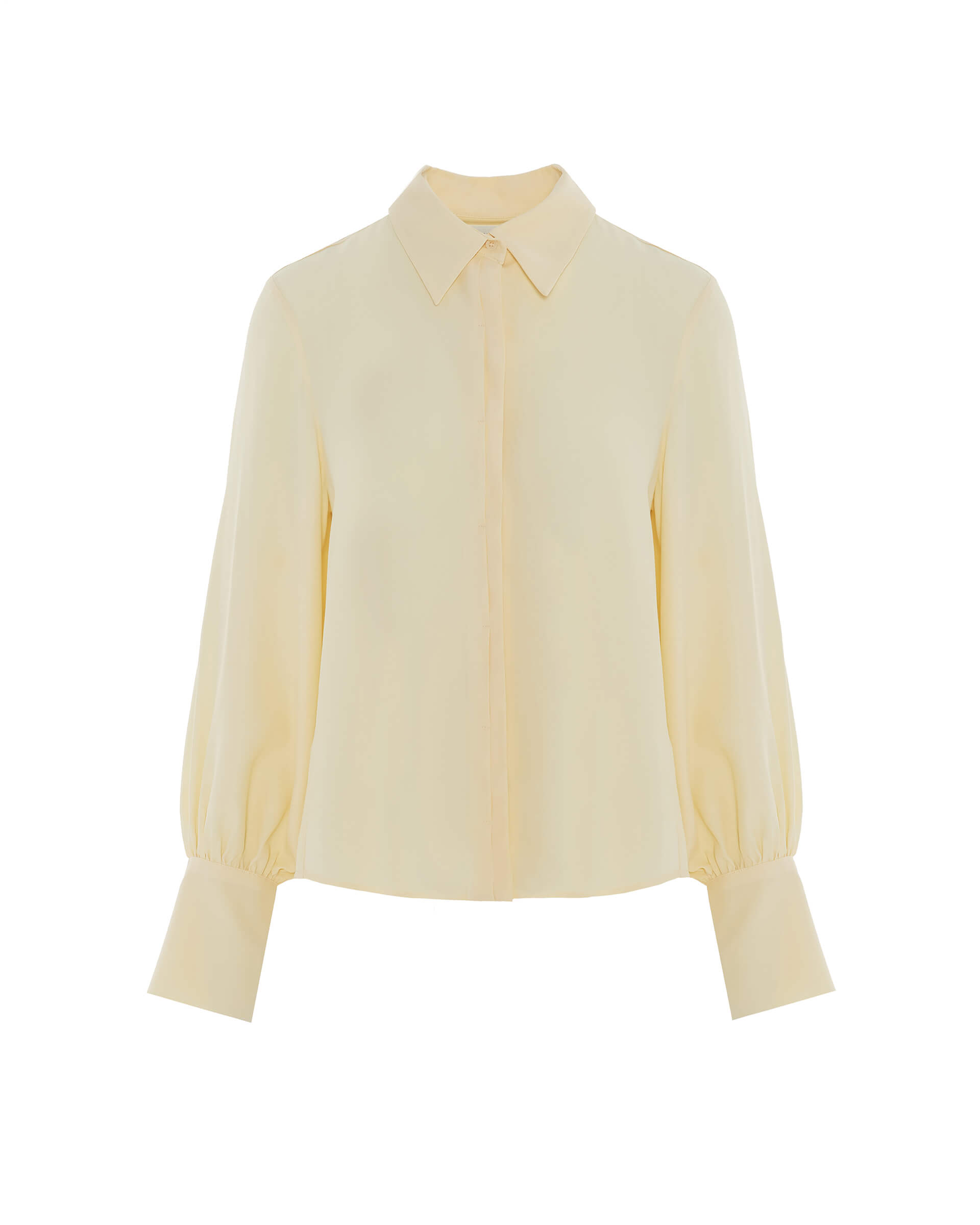 Beatrice .b Pleated Shirt In Silk Blend